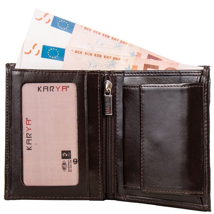 Чоловічий шкіряний гаманець KARYA SHI0430-9 купити недорого в Ти Купи