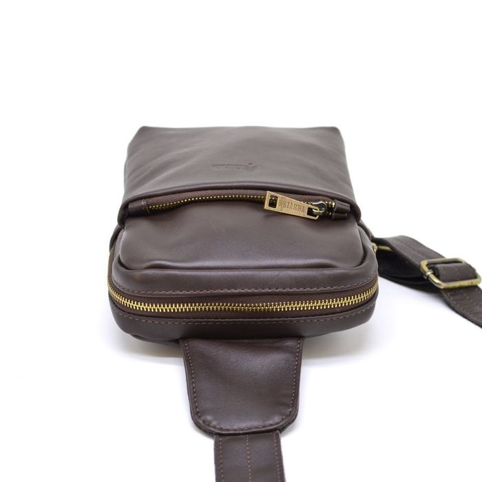 Мужская кожаная сумка-слинг TARWA GC-0205-3md купить недорого в Ты Купи