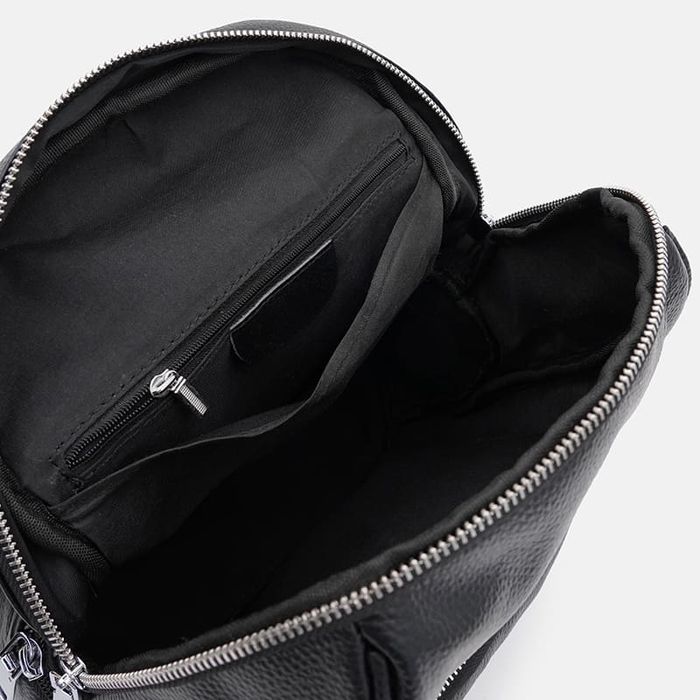 Шкіряний жіночий рюкак Keizer K18805bl-black купити недорого в Ти Купи