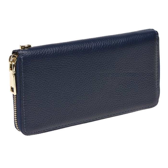Жіночий шкіряний гаманець Keizer K12707-blue купити недорого в Ти Купи