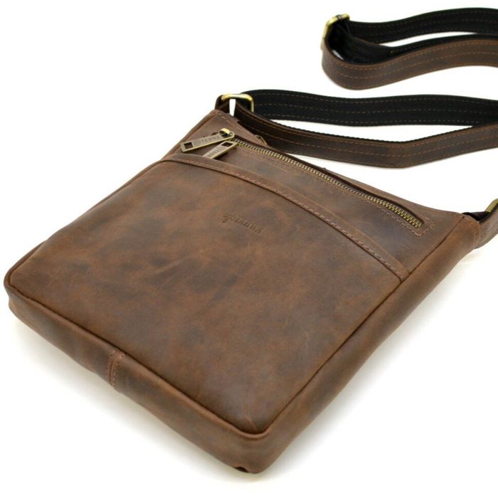 Мужская кожаная коричневая сумка TARWA rc-1300-3md купить недорого в Ты Купи