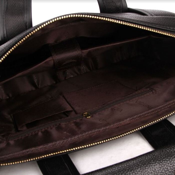 Мужская черная деловая сумка Polo 6607 купить недорого в Ты Купи