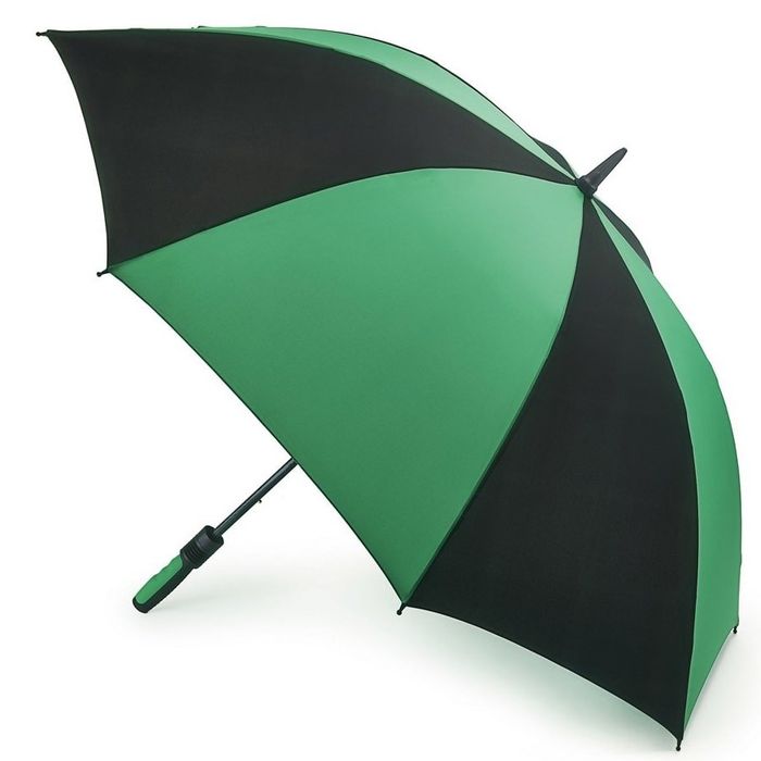 Механічна парасолька Fulton Cyclone S837 Чорний зелений (чорний/зелений) купити недорого в Ти Купи