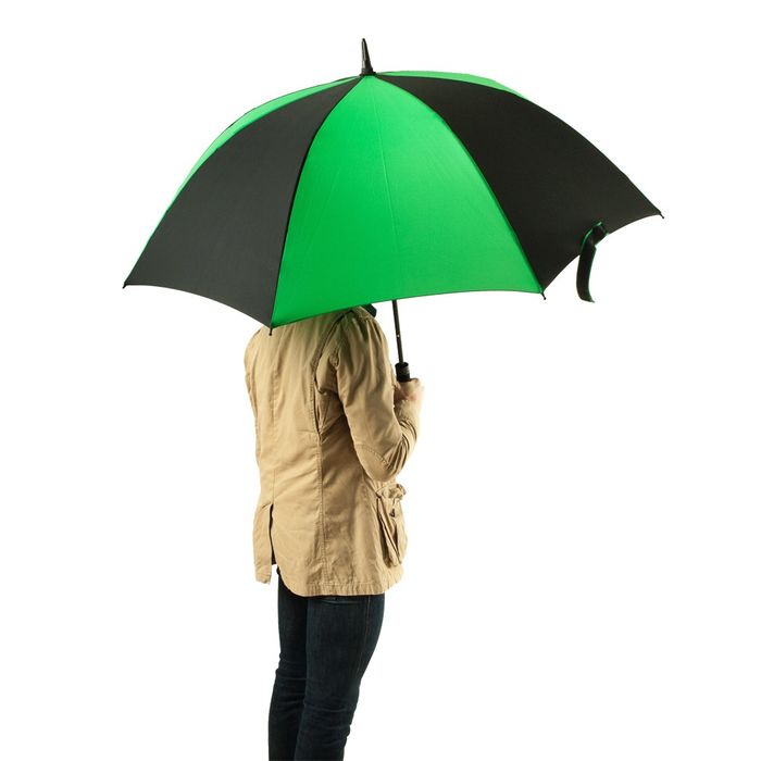 Механический зонт-гольфер Fulton Cyclone S837 Black Green (Черный/зеленый) купить недорого в Ты Купи