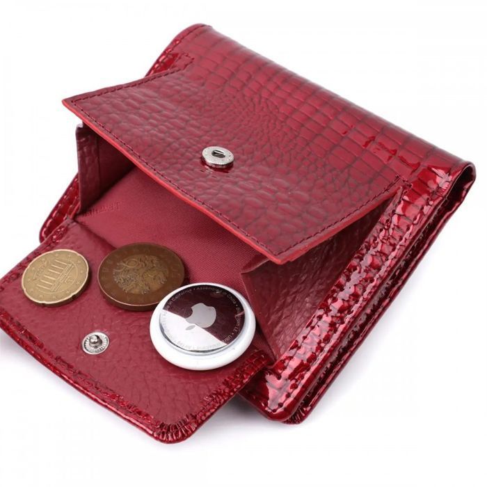 Жіночий лаковий шкіряний гаманець ST Leather 22685 купити недорого в Ти Купи