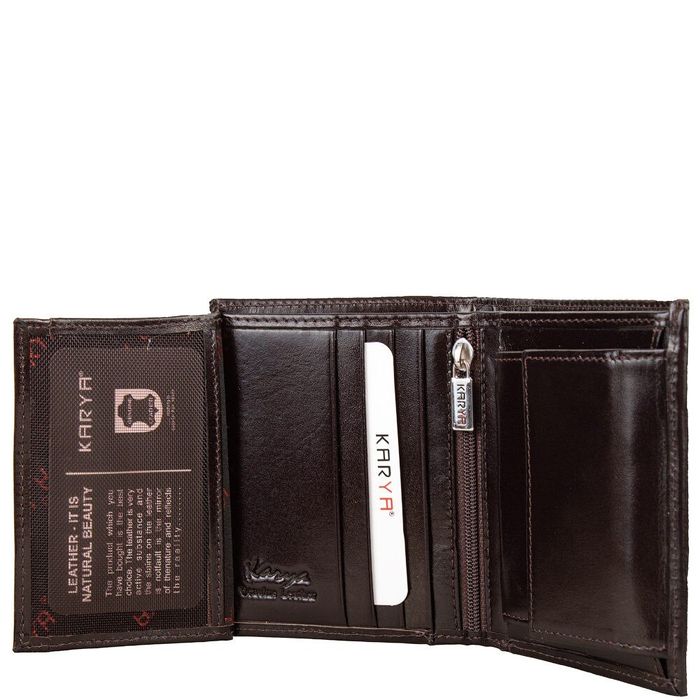 Чоловічий шкіряний гаманець KARYA SHI0430-9 купити недорого в Ти Купи