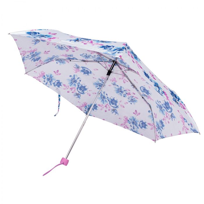 Механический женский зонт Fulton Superslim-2 L553 Pastel Petals (Милые лепестки) купить недорого в Ты Купи