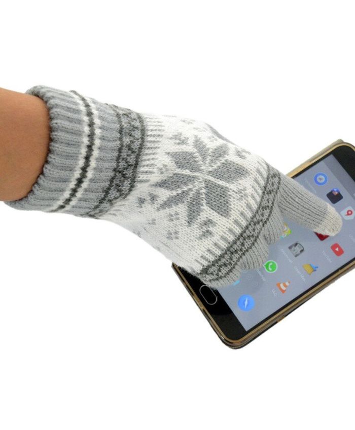 Женские вязаные сенсорные перчатки Trаum 2610-02 купити недорого в Ти Купи
