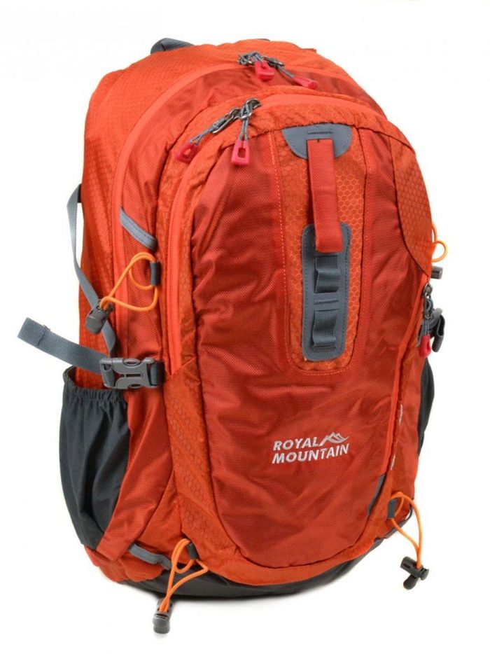 Мужской оранжевый туристический рюкзак из нейлона Royal Mountain 1465 orange купить недорого в Ты Купи