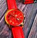 Жіночий наручний годинник GENEVA UNO RED +1363