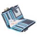 Жіночий шкіряний гаманець Visconti rb100 blue m