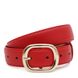 Женский кожаный ремень Borsa Leather CV1ZK-112r-red