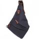 Чоловіча сумка-слінг із текстилю Vintage 22196, Чорний