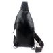 Чоловіча шкіряна сумка-слінг Vintage 14760, Чорний