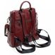 Женская кожаная сумка рюкзак ALEX RAI 31-8781-9 red-wine