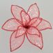 Цветок пуансеттии “Северное сияние” полупрозрачный красный, 24*24см Новогодько 750298 купить недорого в Ты Купи