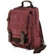 Мужская текстильная бордовая сумка-рюкзак Vintage 20140