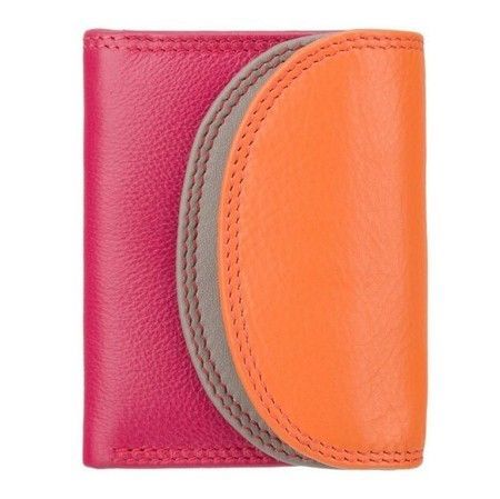 Шкіряний жіночий гаманець Visconti RB126 Zanzibar (Orange Multi) купити недорого в Ти Купи