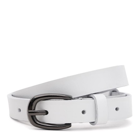 Женский кожаный ремень Borsa Leather 100v1genw32-white купить недорого в Ты Купи