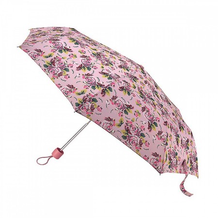 Зонт женский механический Fulton L354-041161 Minilite-2 Pink Floral (Розовые цветы) купить недорого в Ты Купи