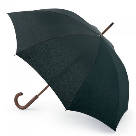 Зонт-трость механический унисекс Fulton Kensington-1 L776 - Black (Черный) купить недорого в Ты Купи