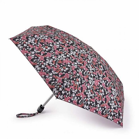 Зонт женский Fulton L501 Tiny-2 Floral Cluster (Цветочный кластер) купить недорого в Ты Купи
