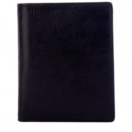 Шкіряний чоловічий гаманець Smith and Canova 28594 Rubruck (Black) купити недорого в Ти Купи