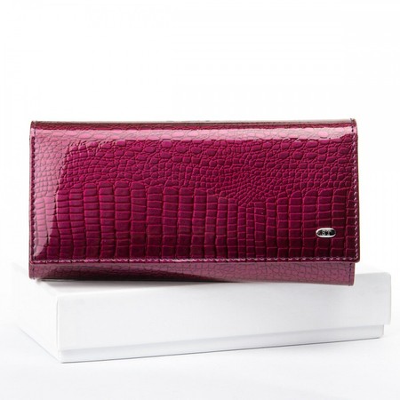 Жіночий гаманець зі шкіри LR SERGIO TORRETTI W501 purple-red купити недорого в Ти Купи