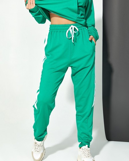 Спортивные штаны ISSA PLUS 12911 S зеленый купить недорого в Ты Купи