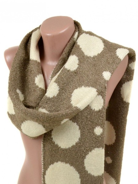 Женский шарф M0450 brown купить недорого в Ты Купи