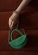 Женская кожаная мини-сумка Сhris micro зеленаяTW-CHRIS-MI-GREEN