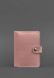 Шкіряний паспортний покрив 3.0 Рожевий BN-OP-3-рожевий персик