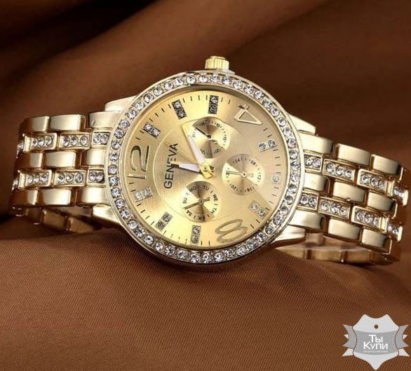 Жіночий годинник Geneva Gold купити недорого в Ти Купи