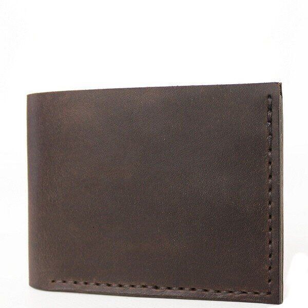 Чоловічий шкіряний гаманець ручної роботи VOILE vl-mw4-brn купити недорого в Ти Купи