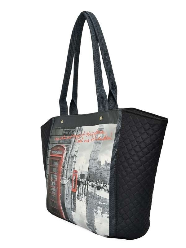 Стьобана сумка з плащової тканини EPISODE CITY E16S108.01 купити недорого в Ти Купи
