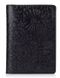 Обкладинка для паспорта зі шкіри HiArt PC-01 Crystal Panther Mehendi Art Чорний