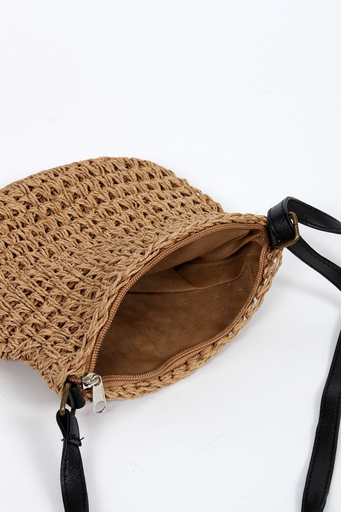 Пляжна солом'яна жіноча сумка SYM-4183-2 купити недорого в Ти Купи