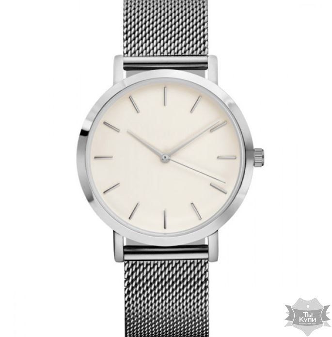 Жіночий годинник Geneva Field Silver (+1382) купити недорого в Ти Купи