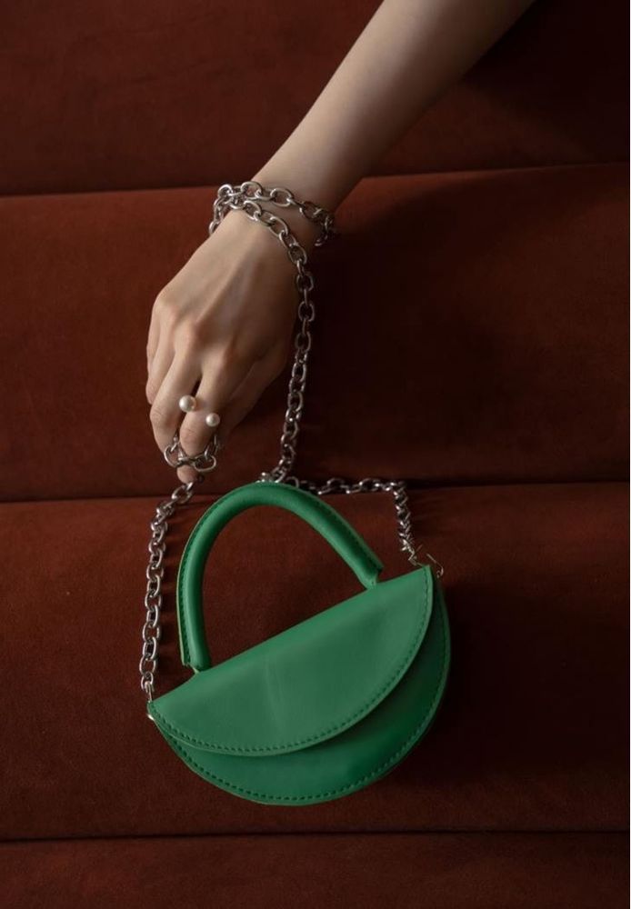 Женская кожаная мини-сумка Сhris micro зеленаяTW-CHRIS-MI-GREEN купить недорого в Ты Купи