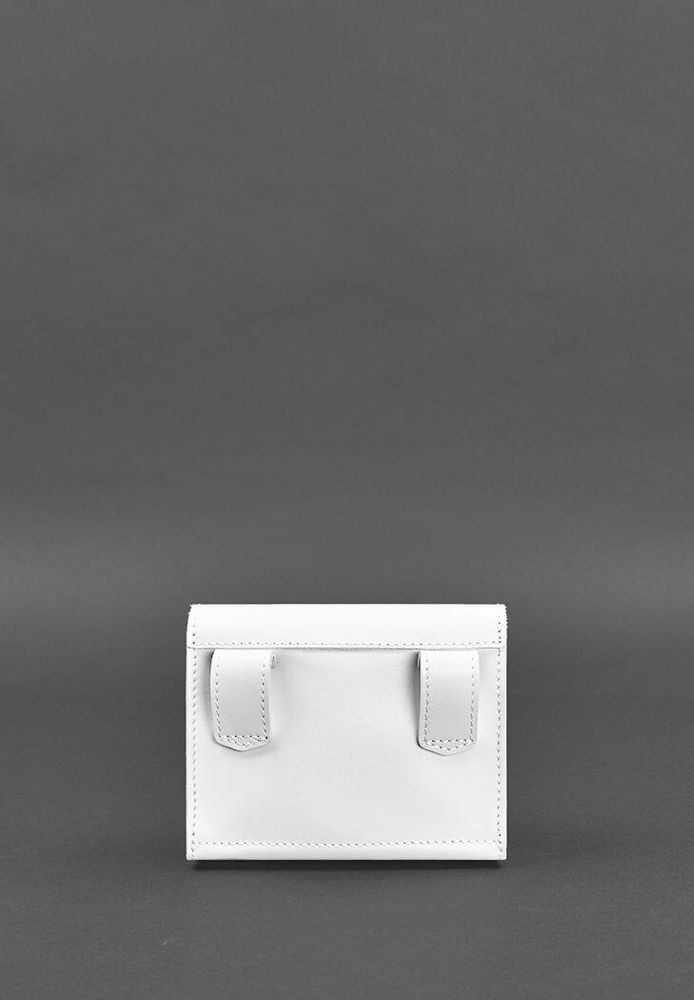 Жіноча шкіряна поясна сумка / кроссбоді BlankNote Mini біла BN-BAG-38-2-LIGHT купити недорого в Ти Купи