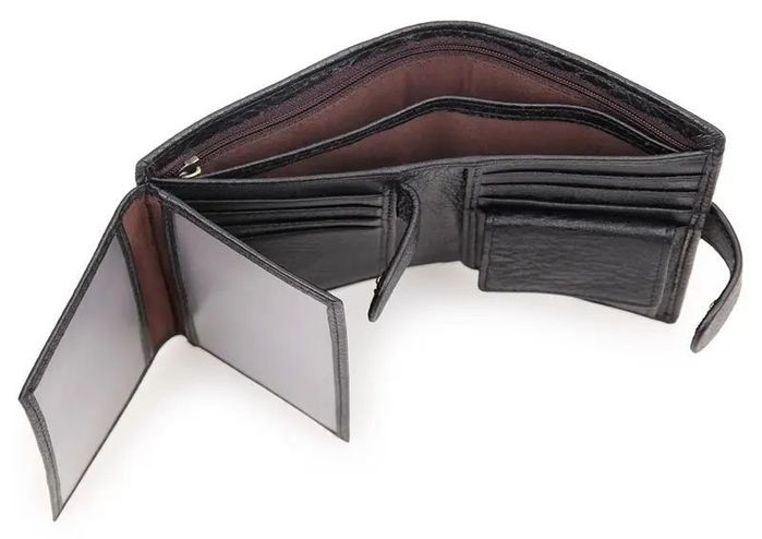 Чоловічий шкіряний гаманець Vintage 14387 купити недорого в Ти Купи