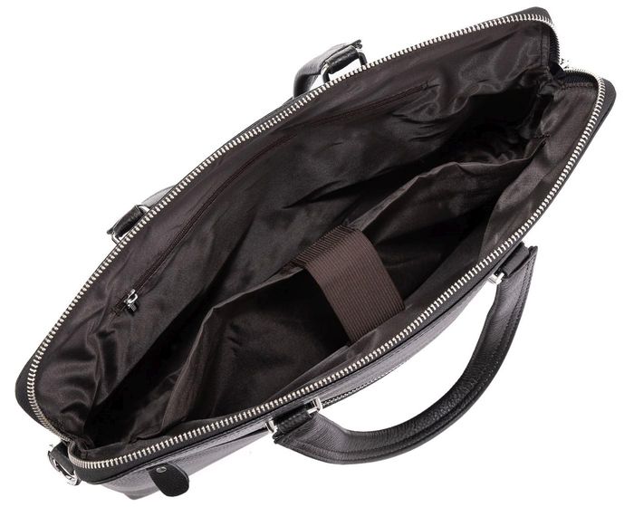 Сумка для ноутбука чорна шкіряна Tiding Bag A25F-9157-1A купити недорого в Ти Купи