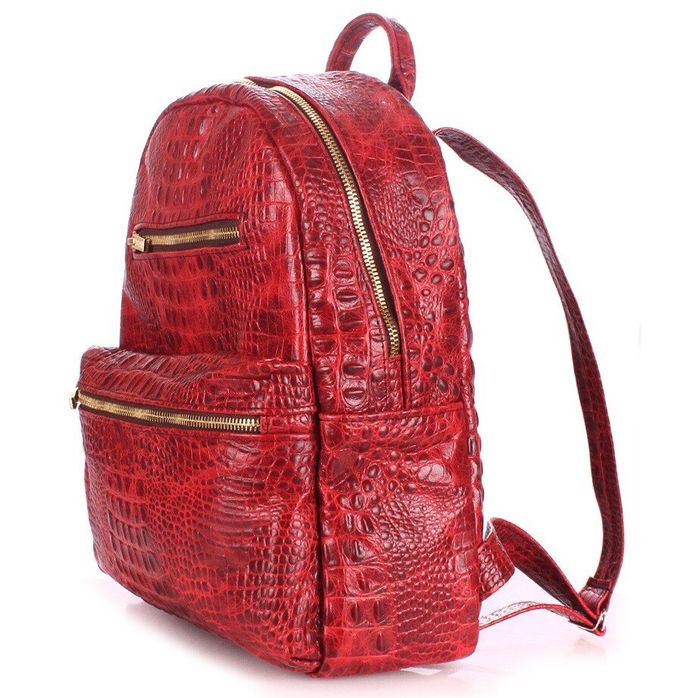 Молодіжний рюкзак жіночий POOLPARTY Mini червоний купити недорого в Ти Купи