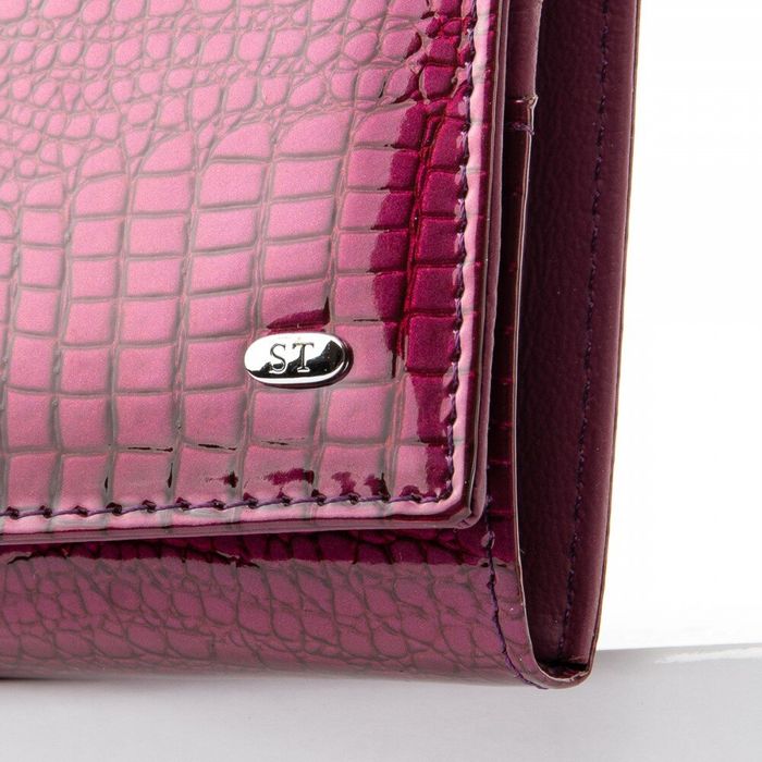 Жіночий гаманець зі шкіри LR SERGIO TORRETTI W501 purple-red купити недорого в Ти Купи