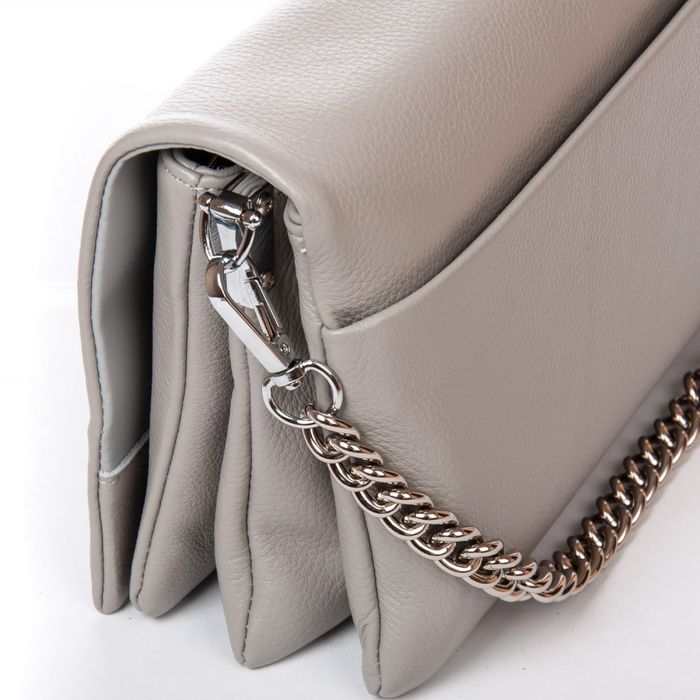 Жіноча шкіряна сумка класична ALEX RAI 2039-9 L-grey купити недорого в Ти Купи