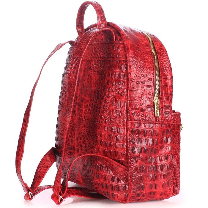 Молодежный рюкзак женский POOLPARTY Mini красный купить недорого в Ты Купи