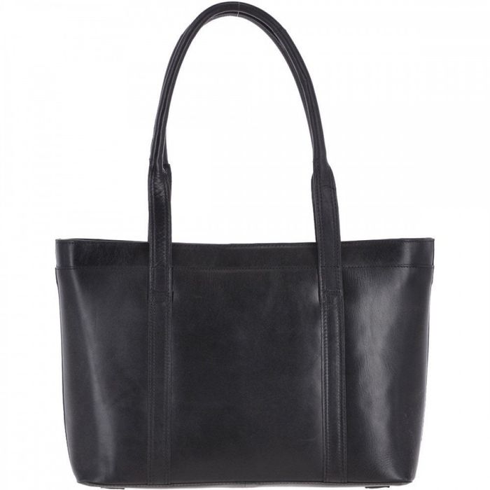 Женская кожаная сумка Ashwood V23 Black (Черный) купить недорого в Ты Купи