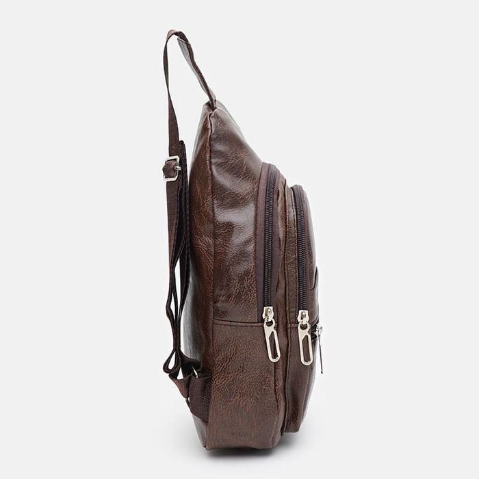 Мужской рюкзак через плечо Monsen C1922br-brown купить недорого в Ты Купи
