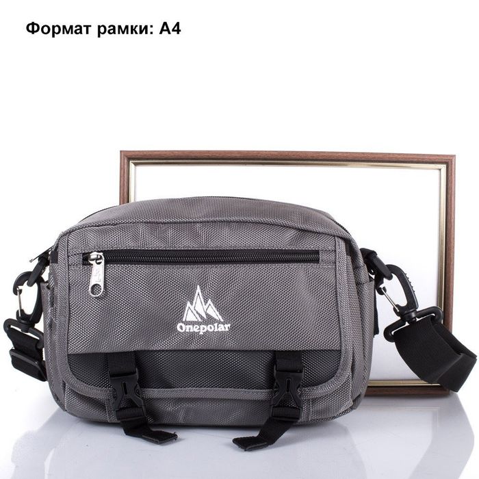 Спортивна чоловіча сумка ONEPOLAR W5078-grey купити недорого в Ти Купи