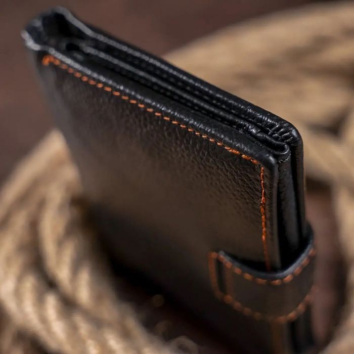 Чоловічий шкіряний гаманець Vintage 14387 купити недорого в Ти Купи